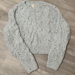 Light blue knit sweater